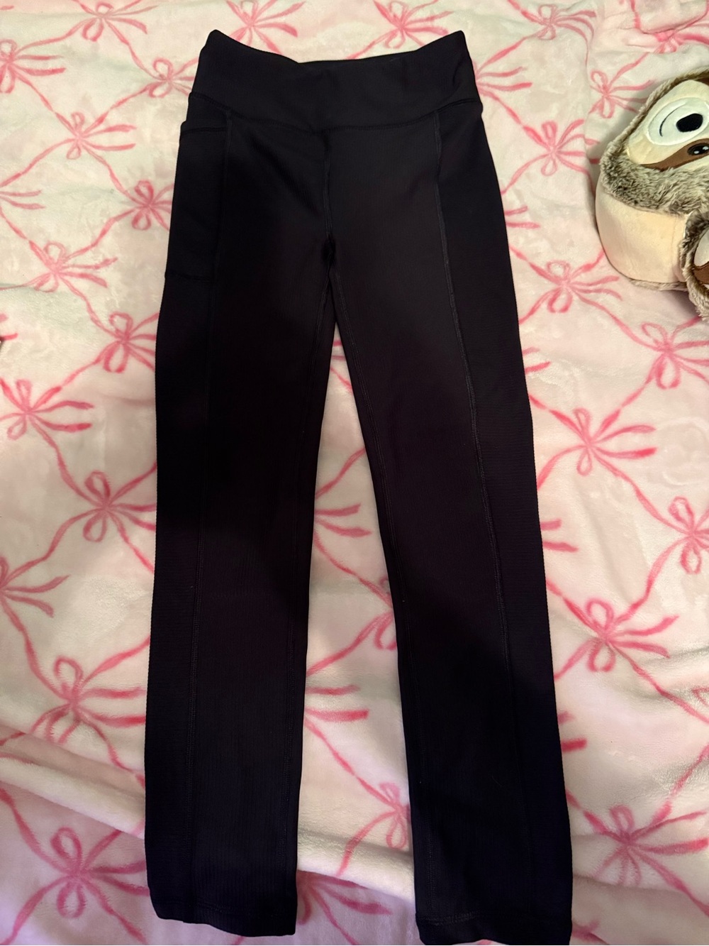 tek gear Black Athletic Track Pants with High Waist
